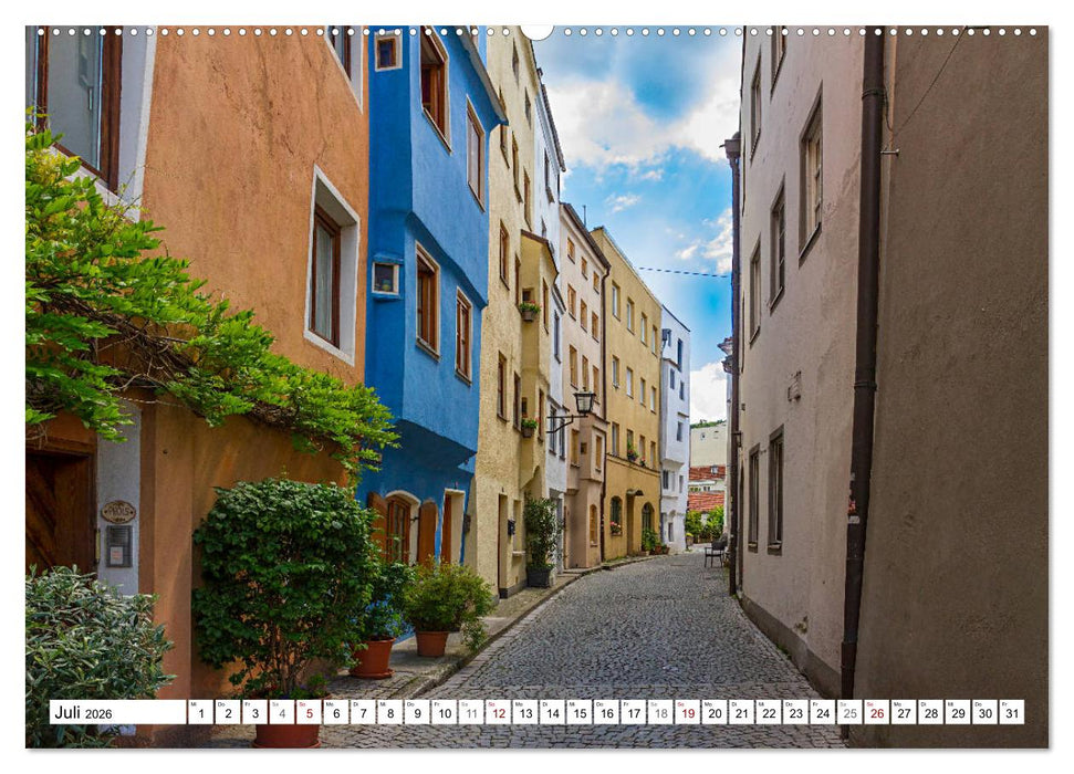 Wasserburg am Inn (CALVENDO Premium Wandkalender 2026)