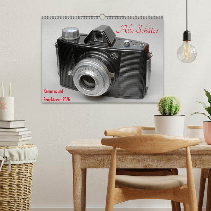 Alte Schätze - Kameras und Projektoren (CALVENDO Wandkalender 2026)