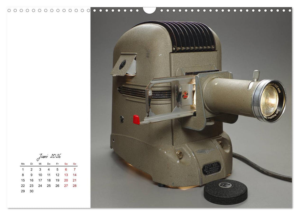 Alte Schätze - Kameras und Projektoren (CALVENDO Wandkalender 2026)