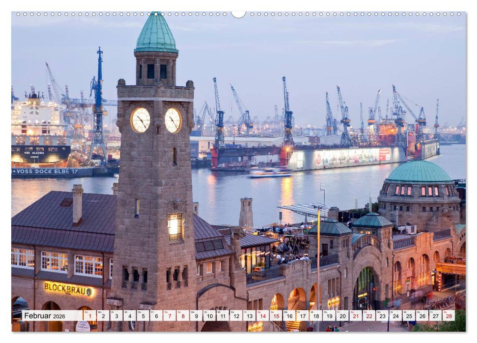 Deutsche Stadtansichten (CALVENDO Wandkalender 2026)