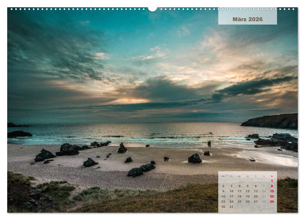 Rauhes Schottland (CALVENDO Premium Wandkalender 2026)