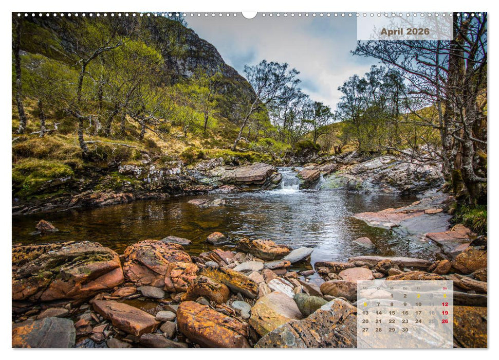 Rauhes Schottland (CALVENDO Premium Wandkalender 2026)