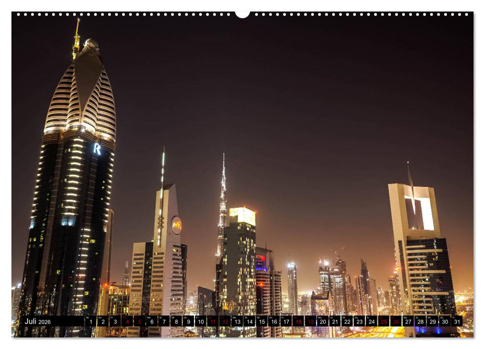 Dubai Highlights (CALVENDO Premium Wandkalender 2026)
