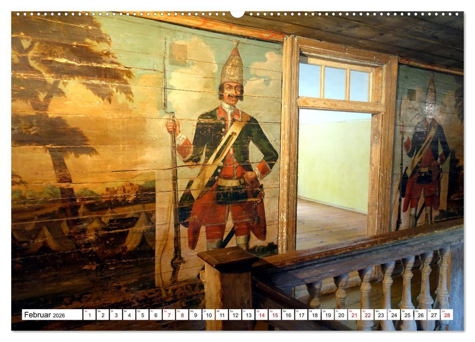 Perlen des Baltikums - Herrenhäuser in Estland und Lettland (CALVENDO Premium Wandkalender 2026)