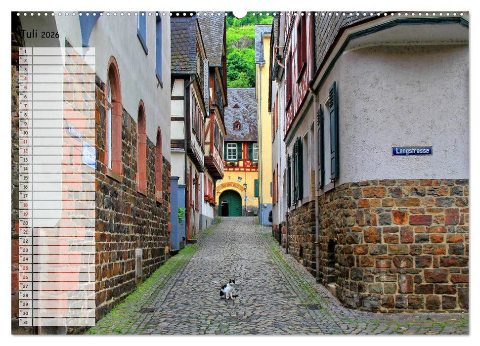 Von Lahnstein bis Rüdesheim - Am wunderschönen Mittelrhein (CALVENDO Premium Wandkalender 2026)