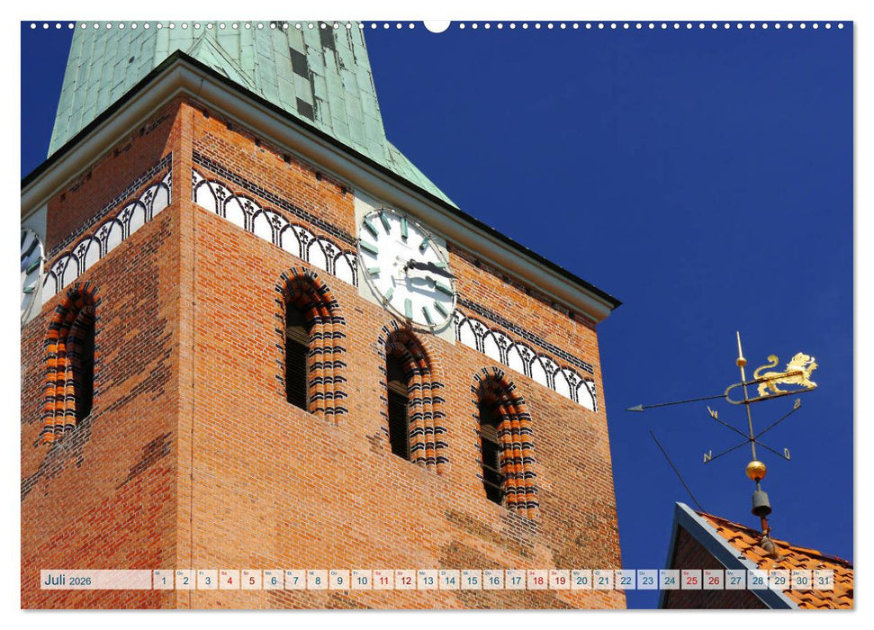 Hansestadt Uelzen. Fachwerk, Kunst und ein berühmter Bahnhof (CALVENDO Premium Wandkalender 2026)