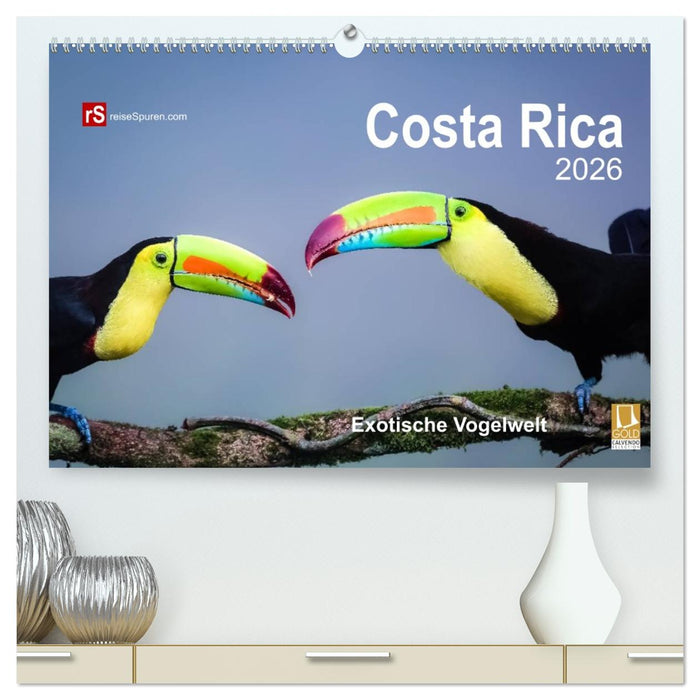 Costa Rica 2026 Exotische Vogelwelt (CALVENDO Premium Wandkalender 2026)