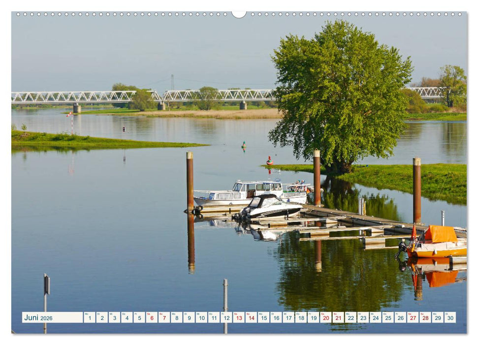 Wittenberge an der Elbe (CALVENDO Premium Wandkalender 2026)