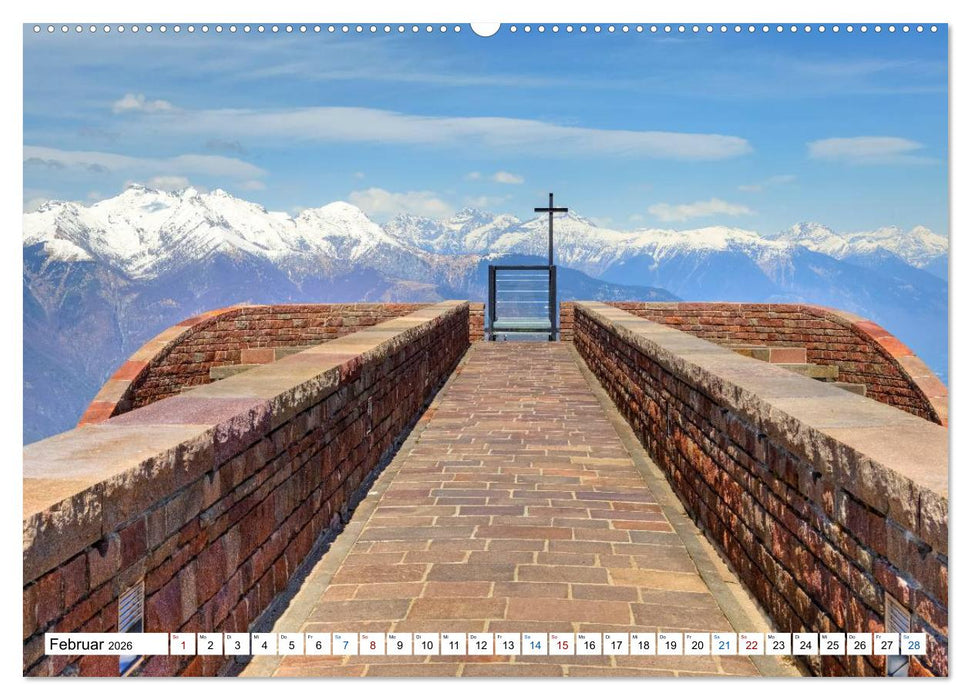 Tessin, Impressionen aus der Italienischen Schweiz (CALVENDO Premium Wandkalender 2026)