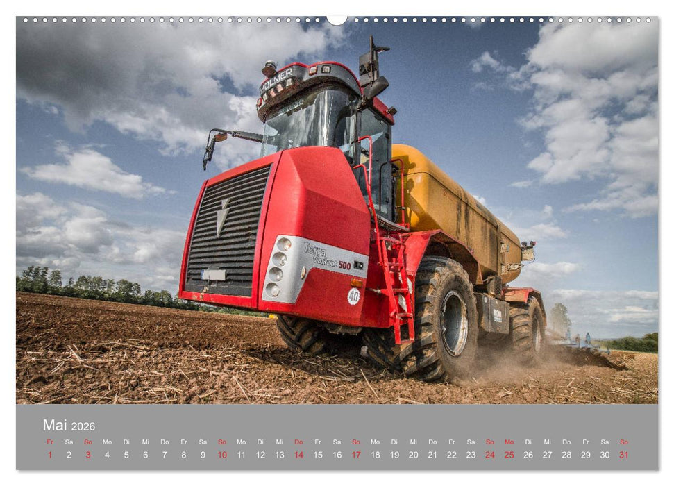 Landtechnik im Einsatz (CALVENDO Wandkalender 2026)