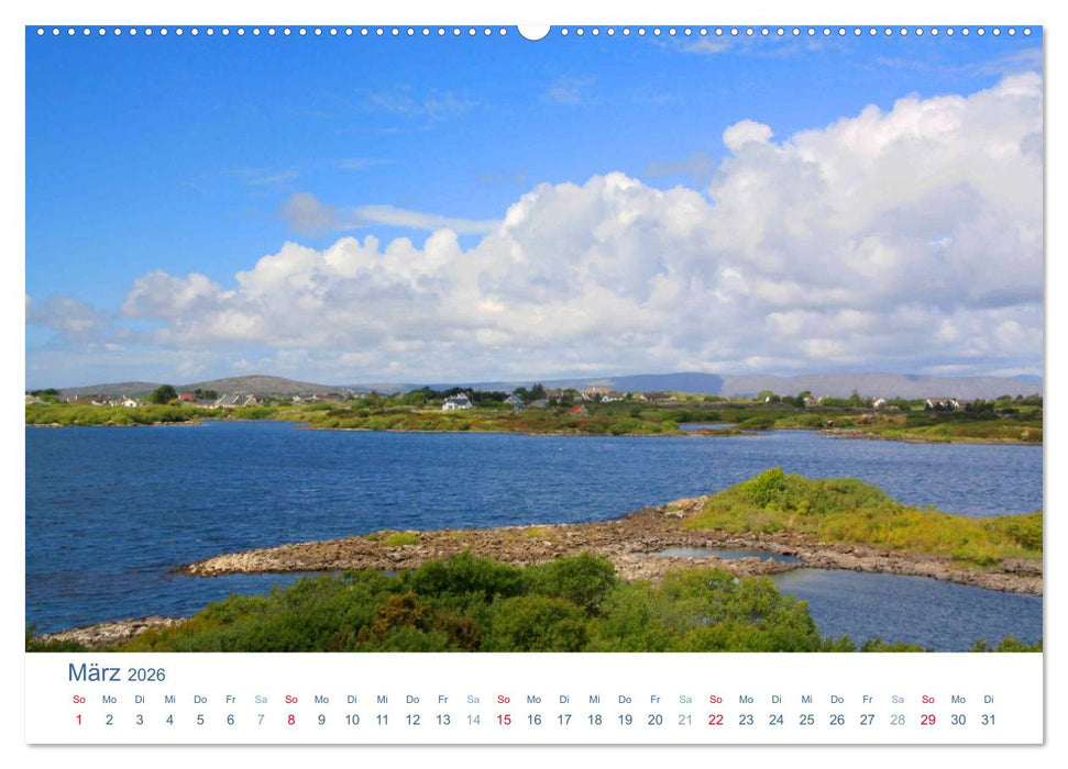 Irland 2026. Impressionen zwischen grünen Hügeln und blauen Küsten (CALVENDO Premium Wandkalender 2026)