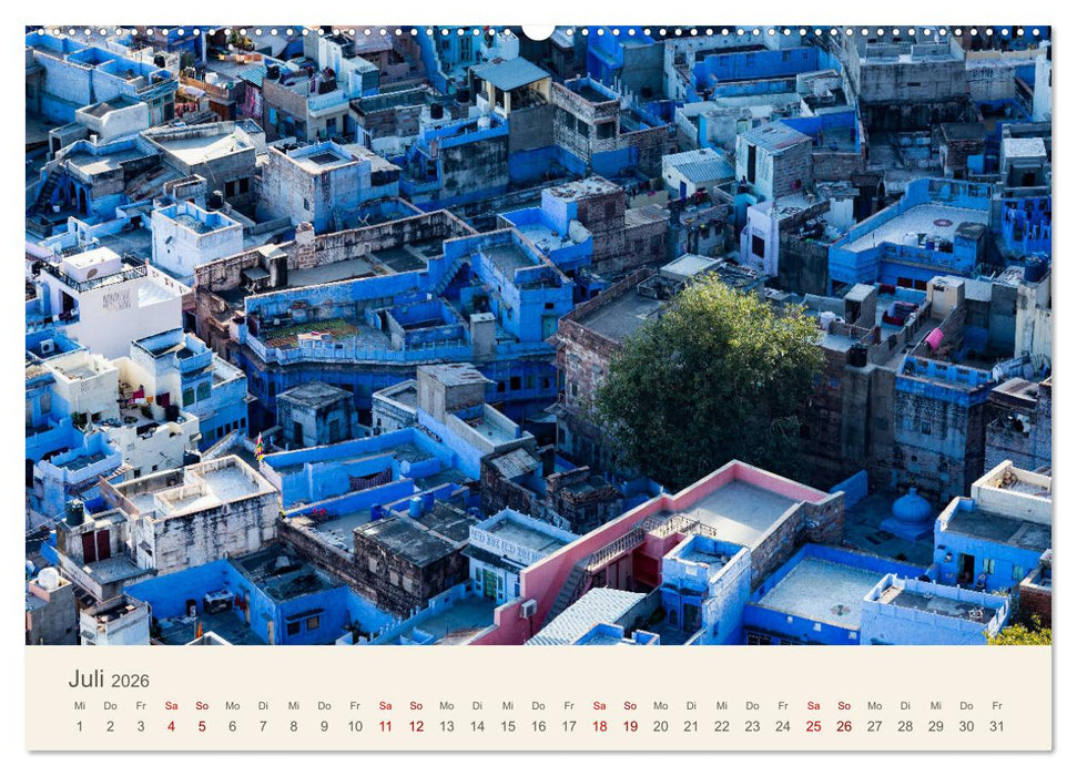 Rajasthan - Architektur im Land der Könige (CALVENDO Premium Wandkalender 2026)