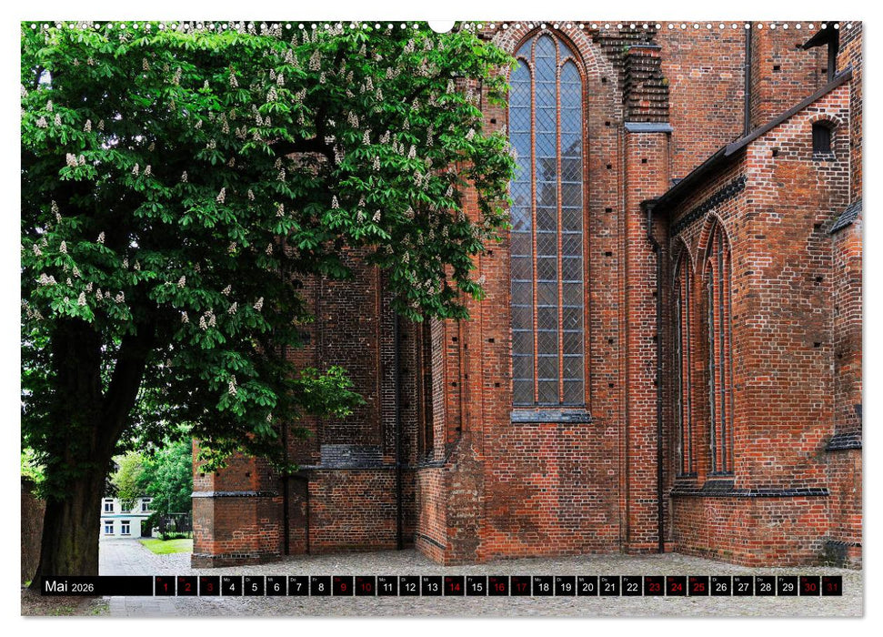 Ein Bummel durch die Hansestadt Wismar (CALVENDO Premium Wandkalender 2026)