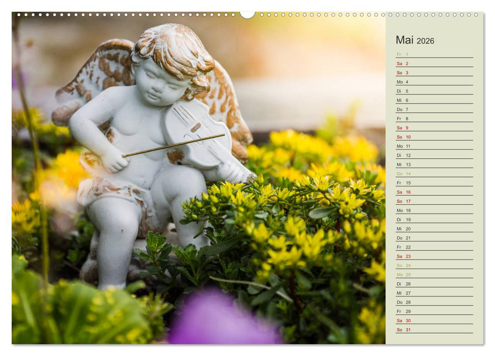 Engel - Begleiter für jeden Tag (CALVENDO Premium Wandkalender 2026)