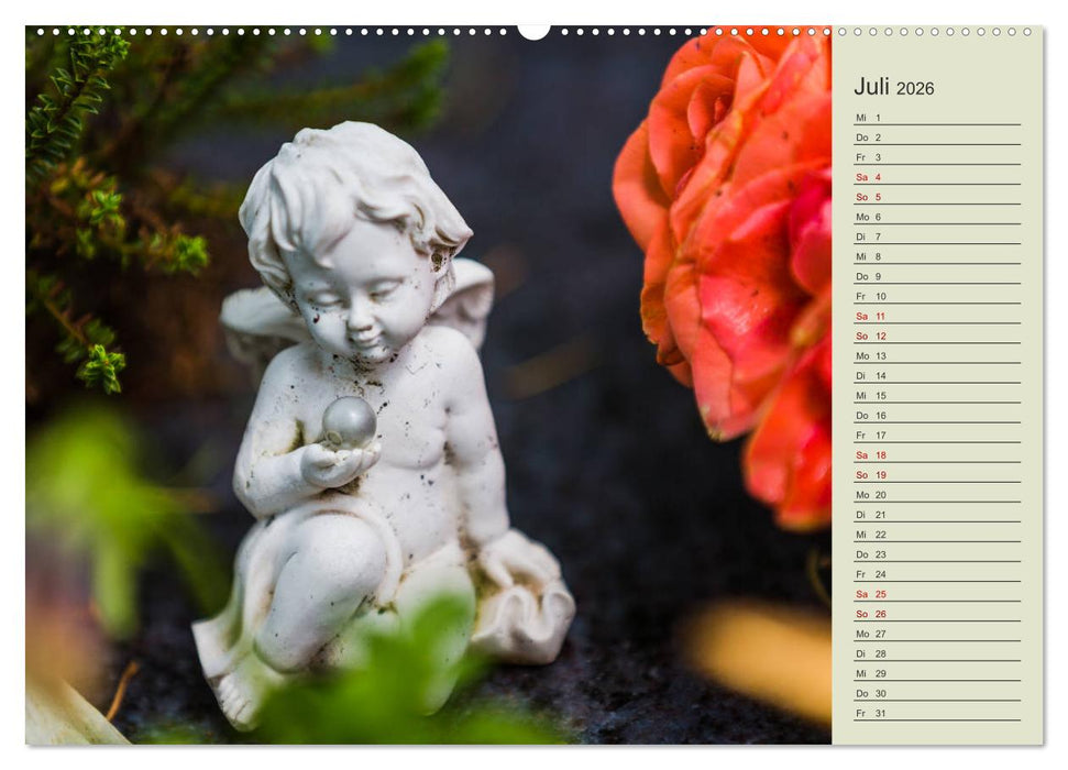 Engel - Begleiter für jeden Tag (CALVENDO Premium Wandkalender 2026)