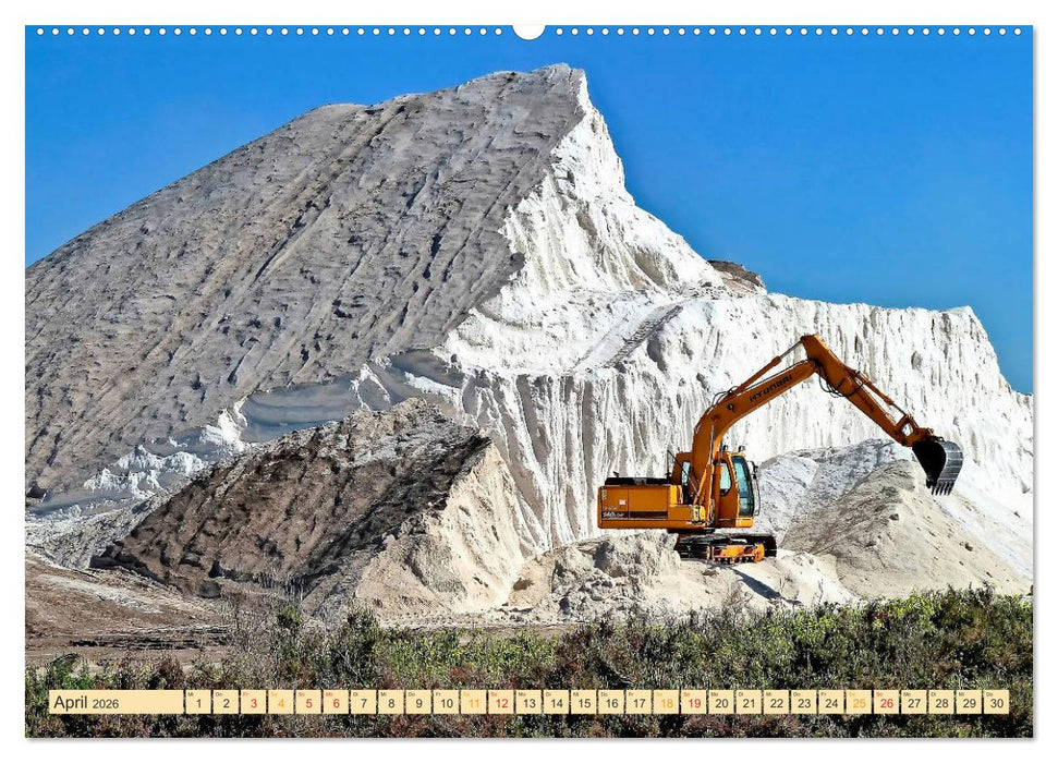 Bagger - kraftvolle Arbeitsmaschinen (CALVENDO Premium Wandkalender 2026)