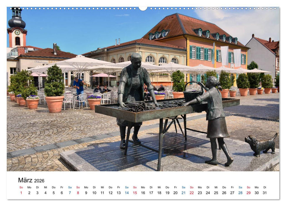 Schwetzingen - Ansichtssache (CALVENDO Premium Wandkalender 2026)
