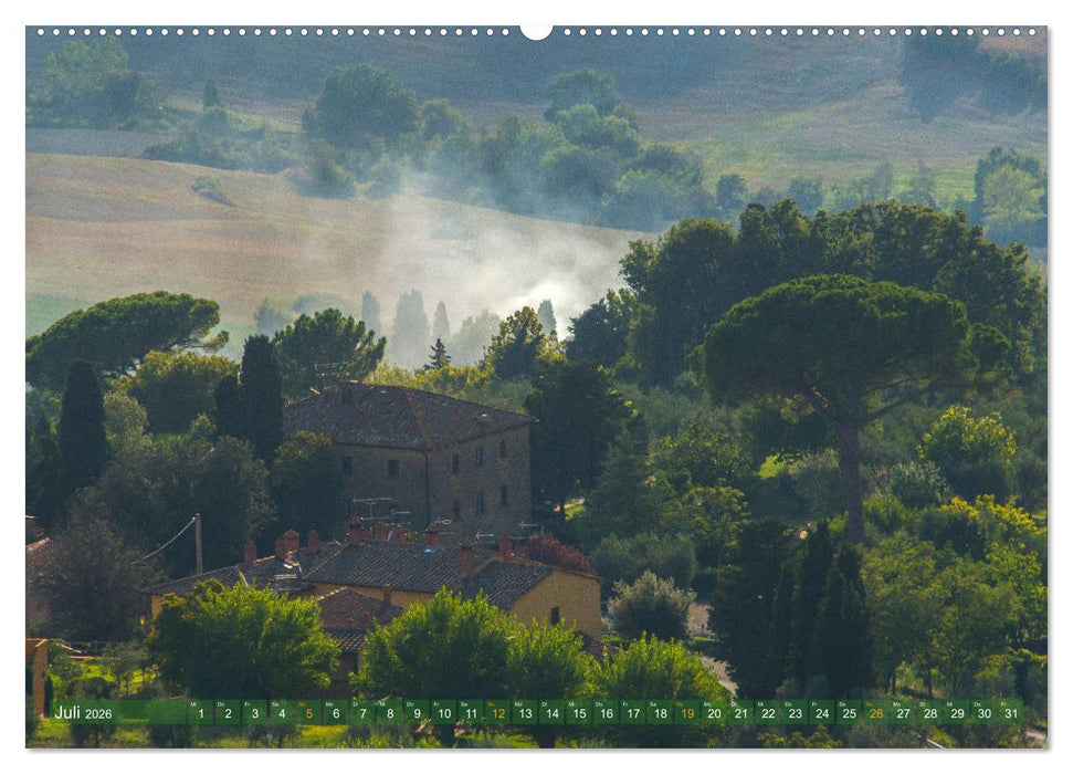 TOSKANA im magischen Licht (CALVENDO Premium Wandkalender 2026)