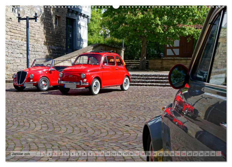 Cinquecento Der kleine Italiener - 60 Jahre zeitloses Kultobjekt (CALVENDO Premium Wandkalender 2026)