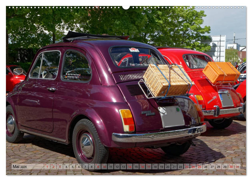 Cinquecento Der kleine Italiener - 60 Jahre zeitloses Kultobjekt (CALVENDO Premium Wandkalender 2026)