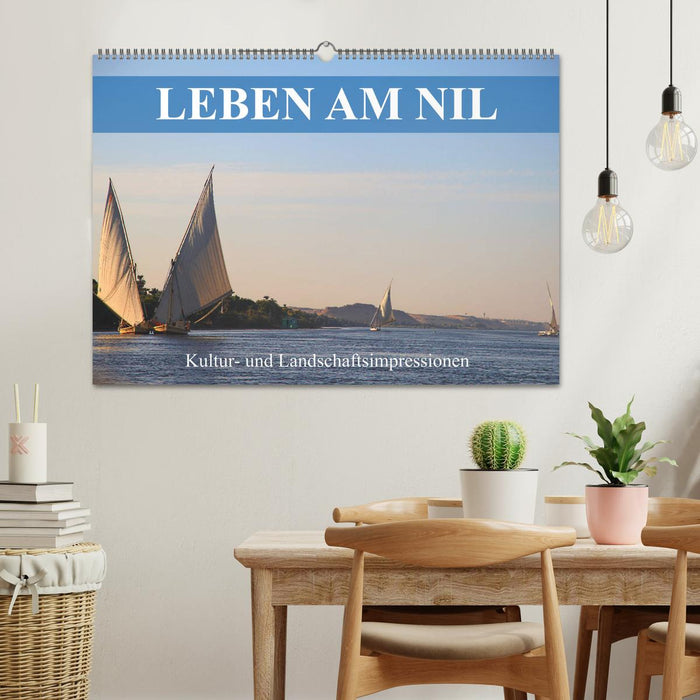 Leben am Nil - Kultur- und Landschaftsimpressionen (CALVENDO Wandkalender 2026)