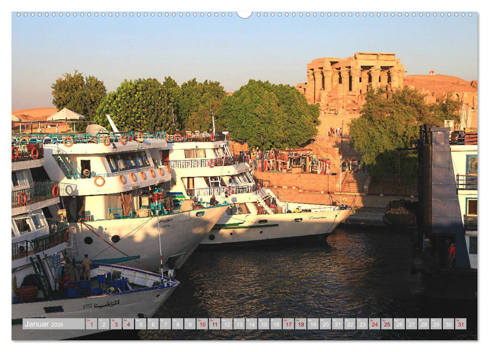 Leben am Nil - Kultur- und Landschaftsimpressionen (CALVENDO Wandkalender 2026)