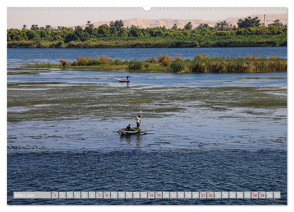 Leben am Nil - Kultur- und Landschaftsimpressionen (CALVENDO Wandkalender 2026)