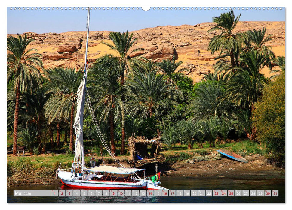Leben am Nil - Kultur- und Landschaftsimpressionen (CALVENDO Wandkalender 2026)