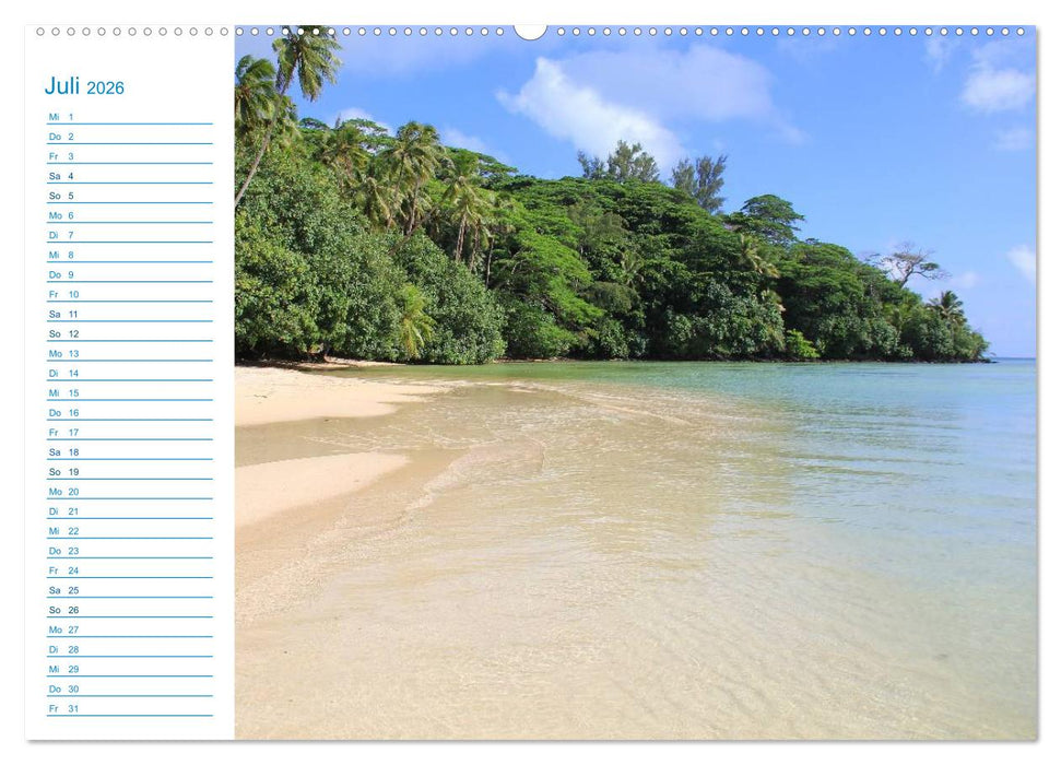 Französisch-Polynesien - Trauminseln im Südpazifik (CALVENDO Premium Wandkalender 2026)