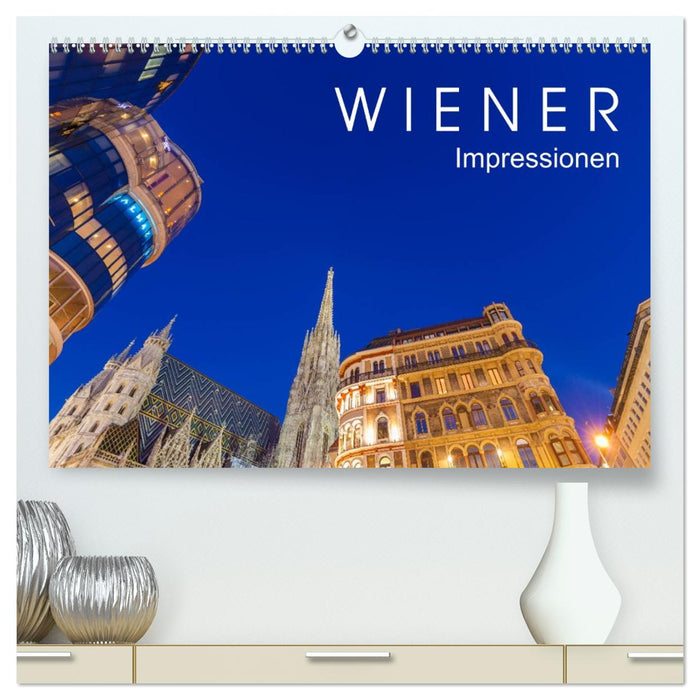 W I E N E R Impressionen (CALVENDO Premium Wandkalender 2026)
