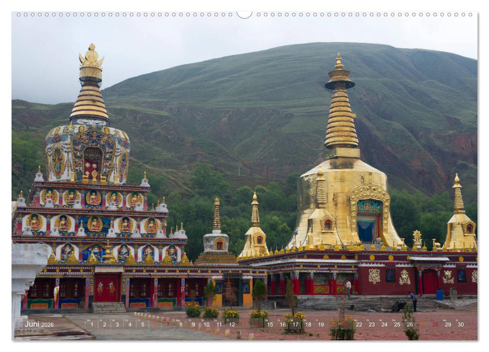 Stupas – Buddhistische Sakralbauten 2026 (CALVENDO Premium Wandkalender 2026)