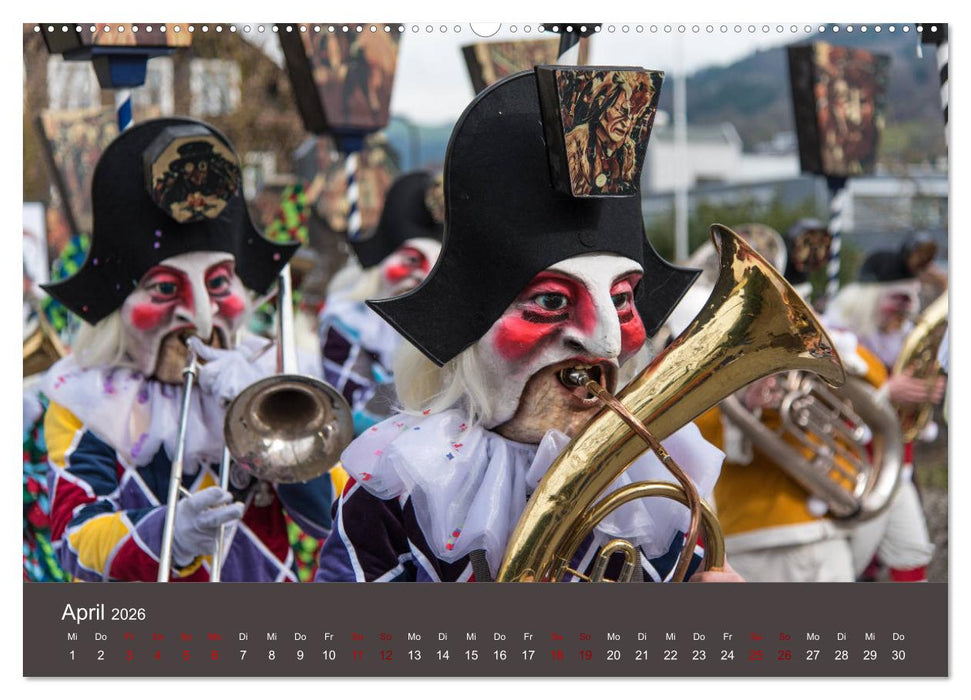 S ganz Johr Fasnacht (CALVENDO Premium Wandkalender 2026)