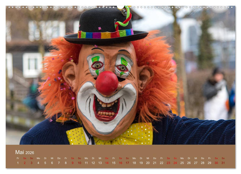 S ganz Johr Fasnacht (CALVENDO Premium Wandkalender 2026)