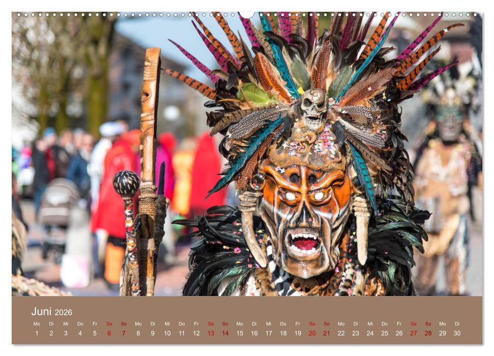 S ganz Johr Fasnacht (CALVENDO Premium Wandkalender 2026)