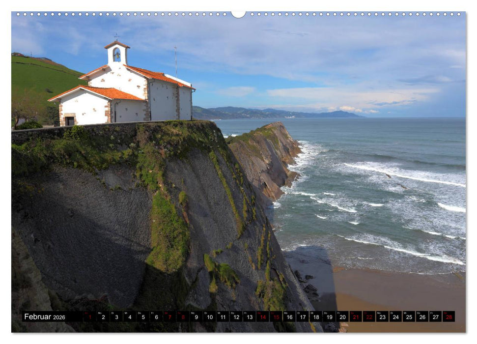 Spaniens Baskenland (CALVENDO Premium Wandkalender 2026)