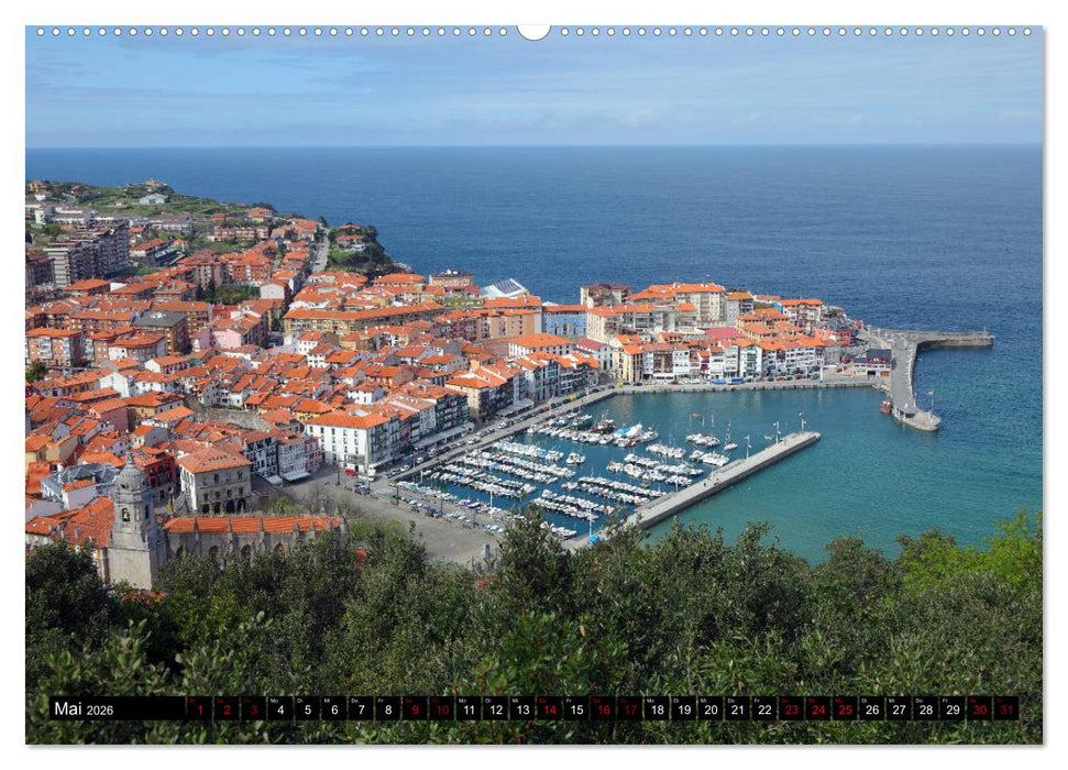 Spaniens Baskenland (CALVENDO Premium Wandkalender 2026)