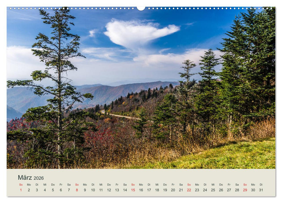 Appalachen - Süd (CALVENDO Premium Wandkalender 2026)