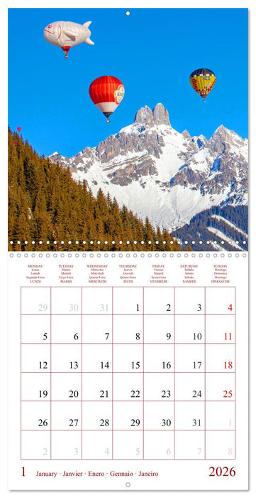 Seasons of the Salzburg Valley (CALVENDO Monthly Calendar 2026)