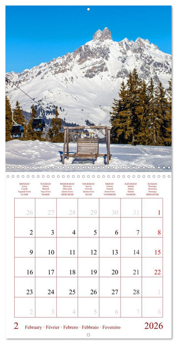 Seasons of the Salzburg Valley (CALVENDO Monthly Calendar 2026)