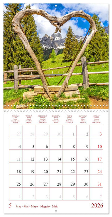 Seasons of the Salzburg Valley (CALVENDO Monthly Calendar 2026)