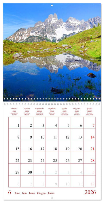 Seasons of the Salzburg Valley (CALVENDO Monthly Calendar 2026)