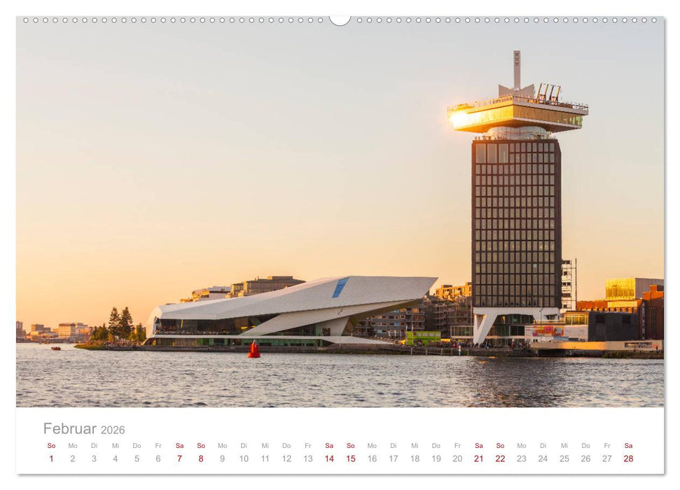 AMSTERDAM Impressionen (CALVENDO Premium Wandkalender 2026)