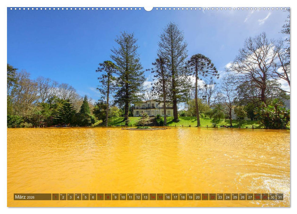 Terra Nostra Garten - ein botanisches Juwel auf den Azoren (CALVENDO Premium Wandkalender 2026)
