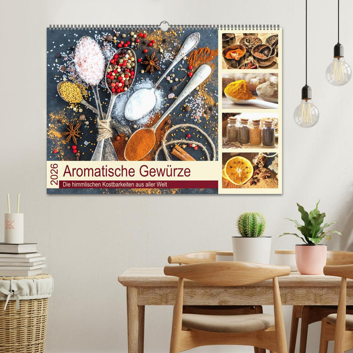 Aromatische Gewürze. Die himmlischen Kostbarkeiten aus aller Welt (CALVENDO Wandkalender 2026)