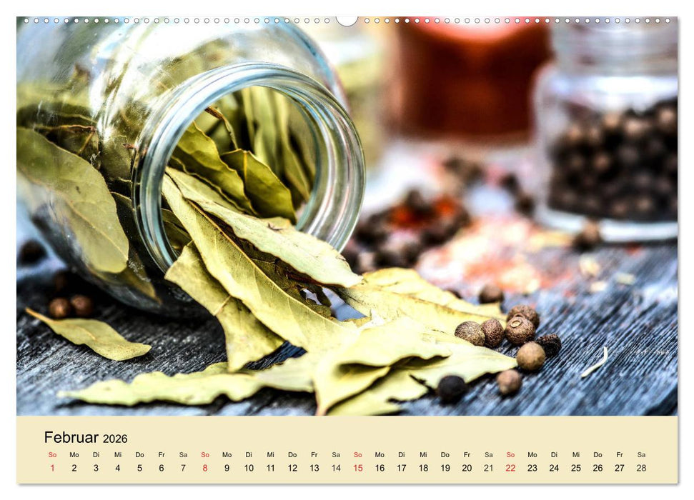 Aromatische Gewürze. Die himmlischen Kostbarkeiten aus aller Welt (CALVENDO Wandkalender 2026)