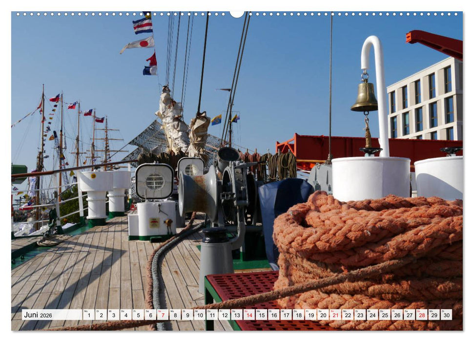 Windjammertreffen - Segelschiffe zu Gast in Bremerhaven (CALVENDO Premium Wandkalender 2026)