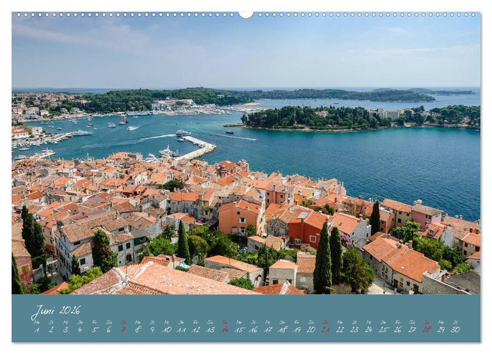 Wunderschönes Istrien (CALVENDO Premium Wandkalender 2026)