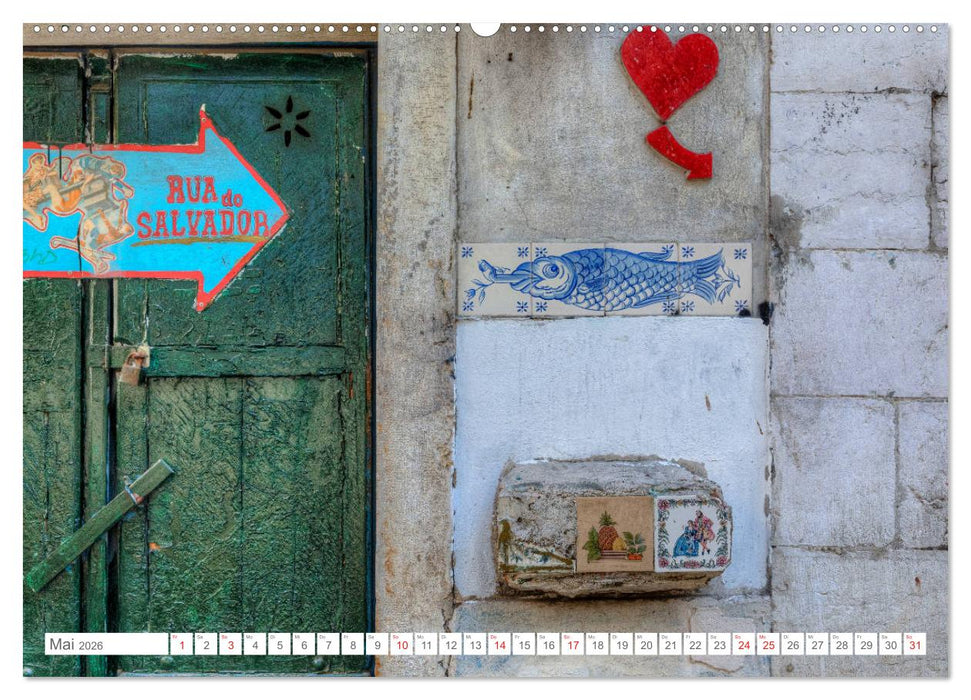 Portugal, der bunte Süden Europas (CALVENDO Wandkalender 2026)