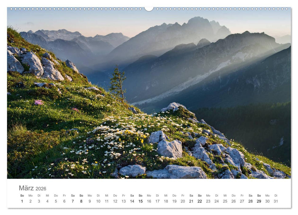 Die Schönheit der Alpen (CALVENDO Premium Wandkalender 2026)