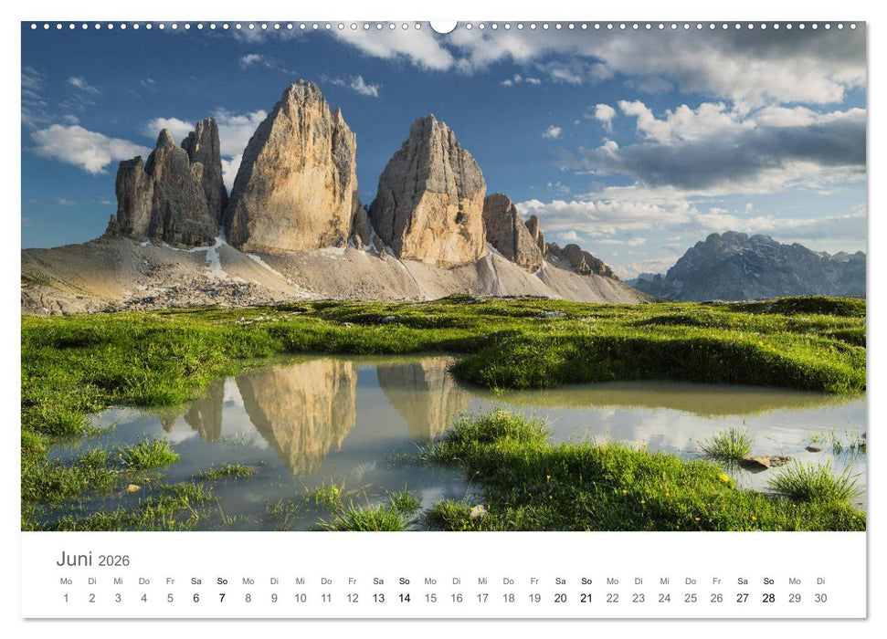 Die Schönheit der Alpen (CALVENDO Premium Wandkalender 2026)